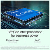 HP 15-FD0144NE – Intel core i7-13th Gen, 16GB / 512GB (NVMe M.2 SSD) 15.6 Inches Display / DOS